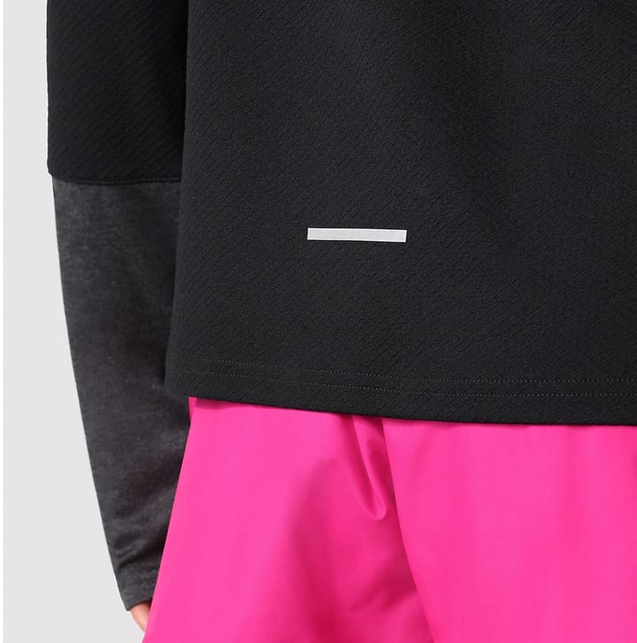 The North Face W 1-4 Zip Run Fleece Tnfblk/Asphaltgryltheathr The North Face