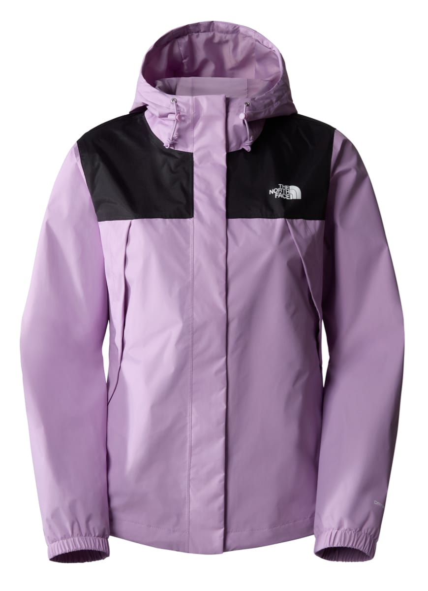 The North Face W Antora Jacket Tnf Black/Lupine