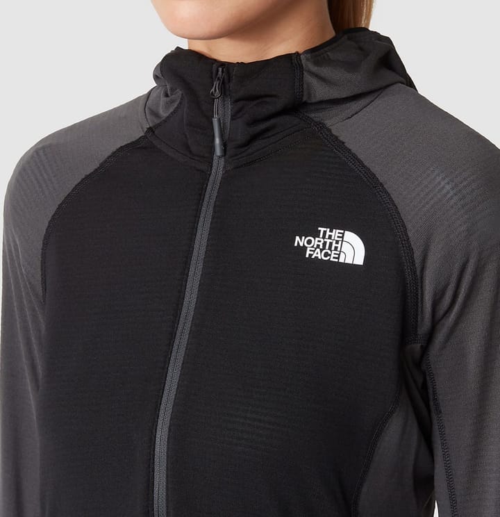 The North Face Women's Bolt Polartec Hoodie Asphalt Grey/TNF Black The North Face