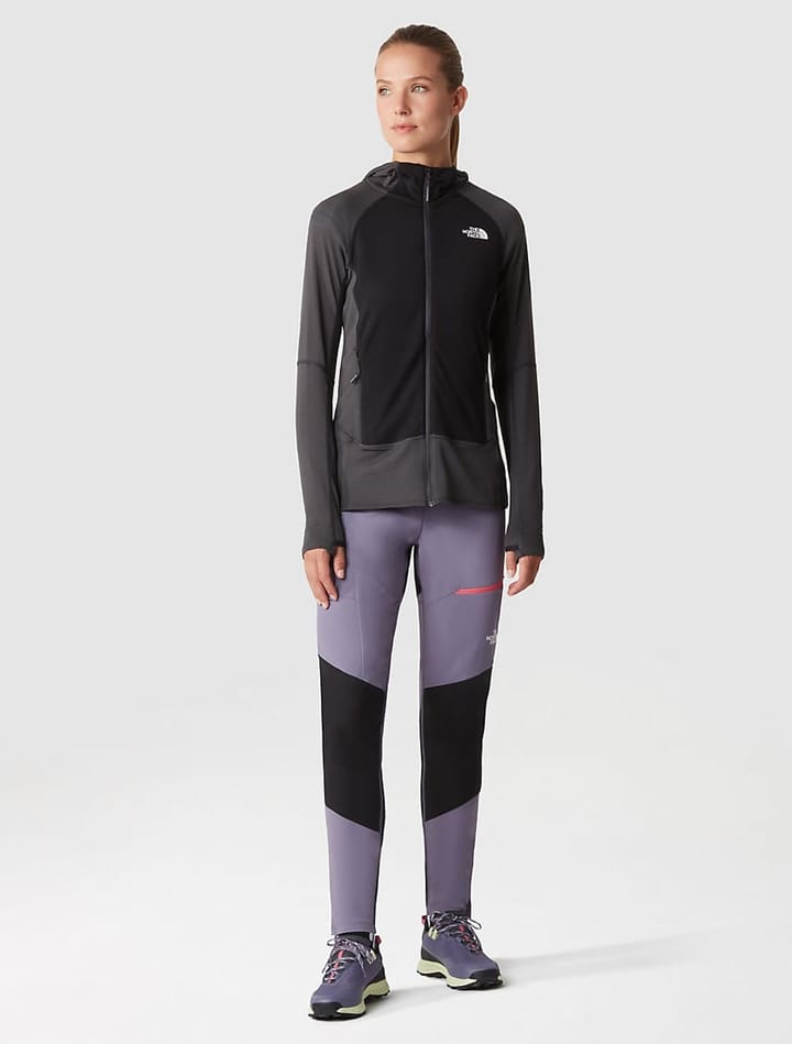 The North Face Women's Bolt Polartec Hoodie Asphalt Grey/TNF Black The North Face