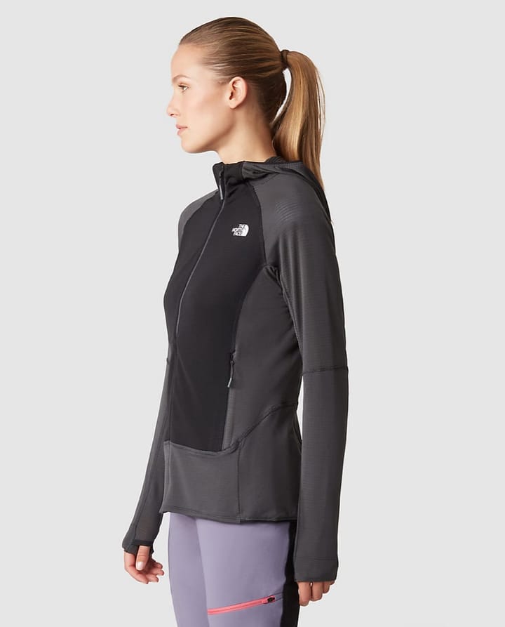 The North Face Women's Bolt Polartec Hoodie Asphalt Grey/TNF Black The North Face