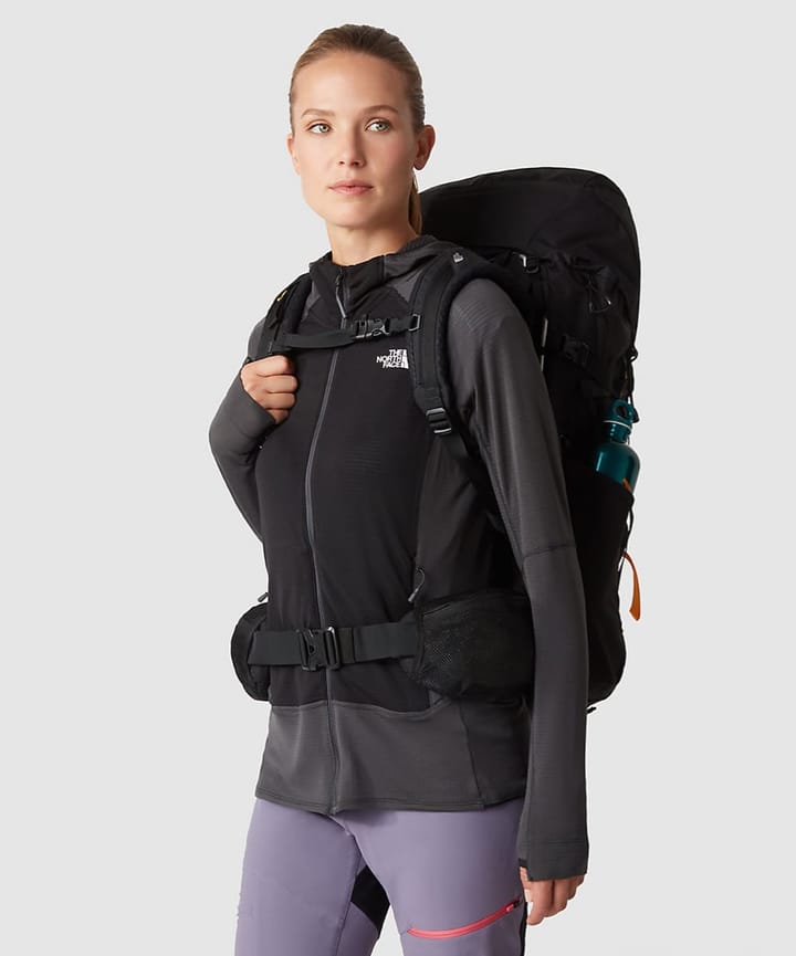 The North Face Women's Bolt Polartec Hoodie Asphalt Grey/TNF Black The North Face