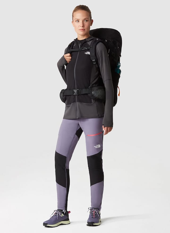 The North Face Women's Bolt Polartec Hoodie Asphalt Grey/TNF Black The North Face