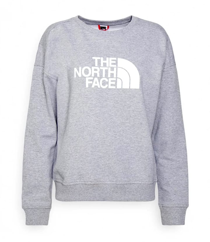 The North Face W Drew Peak Crew-Tnf Light Grey Heather-Tnf White The North Face