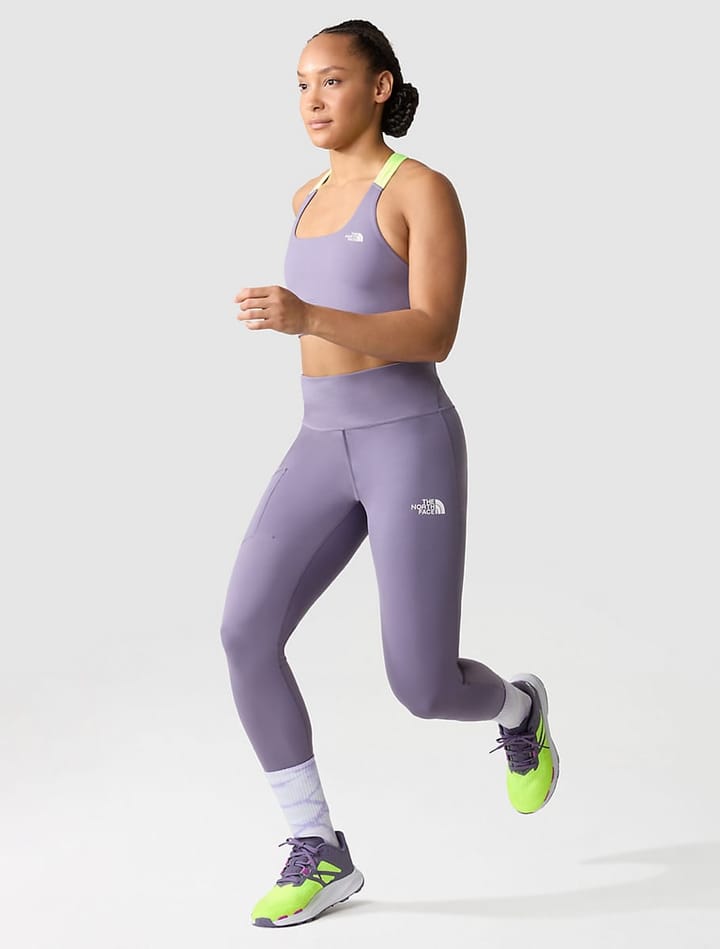 The North Face Women's High-Rise Movmynt Tights Lunar Slate/Led Yellow The North Face