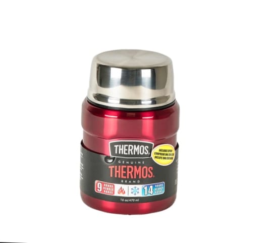 Thermos King Mattermos M/Skje Dark Red 470ml Thermos