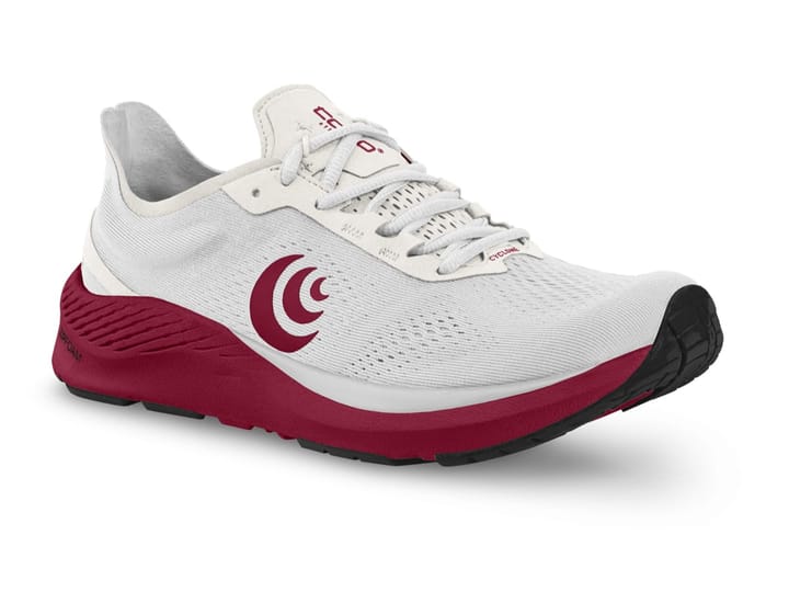 Topo Athletic W-Cyclone White / Sangria Topo Athletic