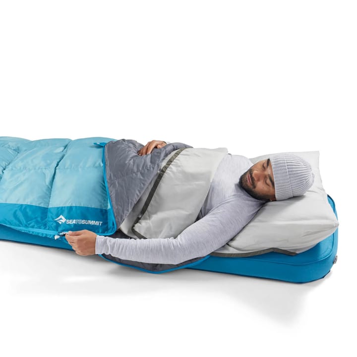 Sea To Summit Traveller Down Sleeping Bag Long Aqua Sea Blue Sea To Summit