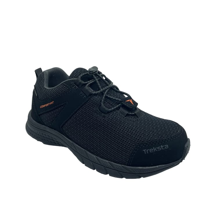 TrekSta Kid's Clip Low Gore-Tex Quicklace Black/orange Treksta