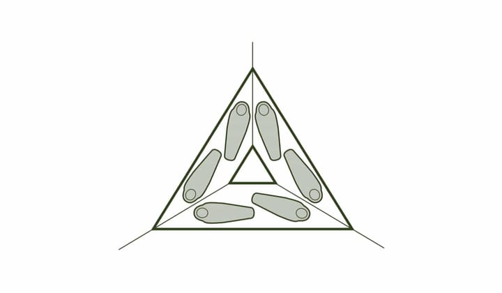 Tentsile Trillium XL 6 Black Mesh Tentsile