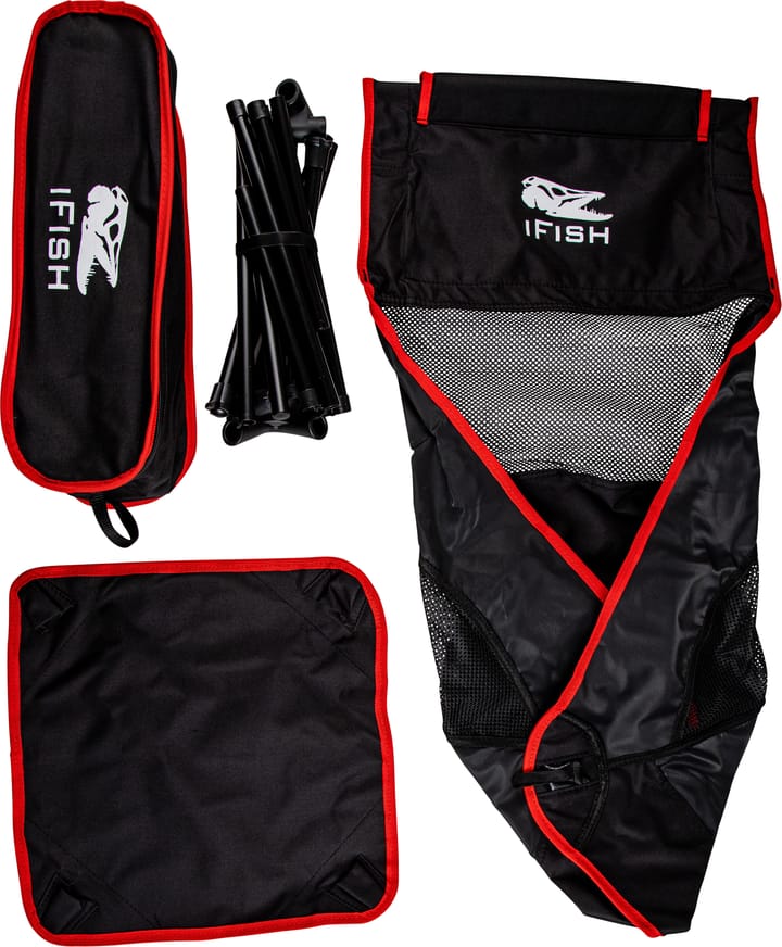 iFish Camping Chair Tronen Black/Red iFish iFish Camping Chair Tronen Black/Red iFish