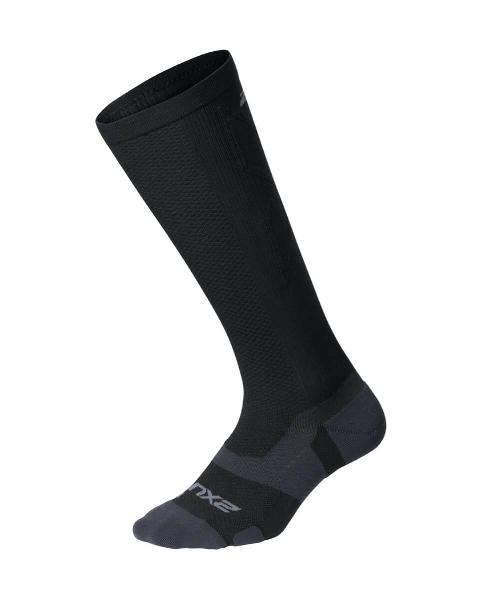 2XU Vectr L.Cush full length socks-U Black/Titanium