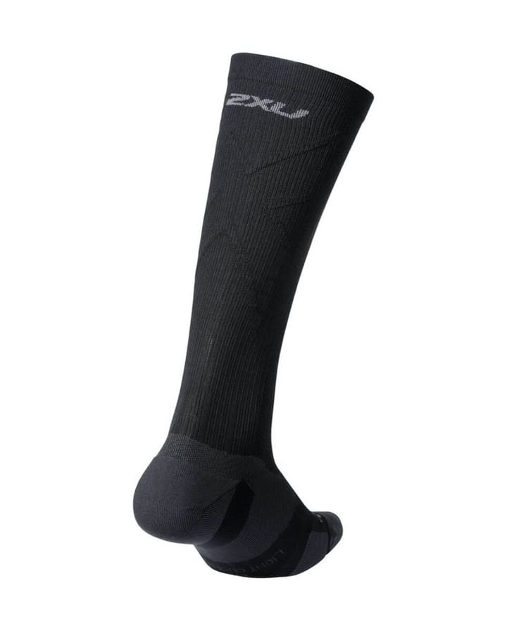 2XU Vectr L.Cush full length socks-U Black/Titanium 2XU