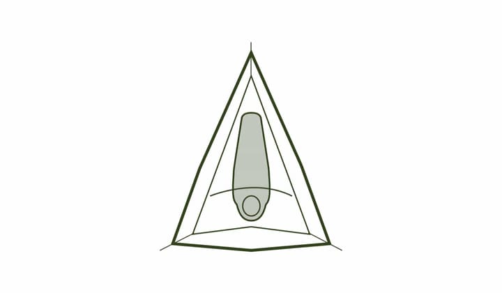 Tentsile Una 1-Person Tree Tent Forest Green Tentsile