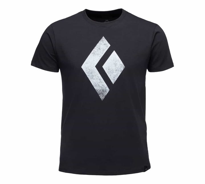 Black Diamond M SS Chalked Up Tee Black Black Diamond