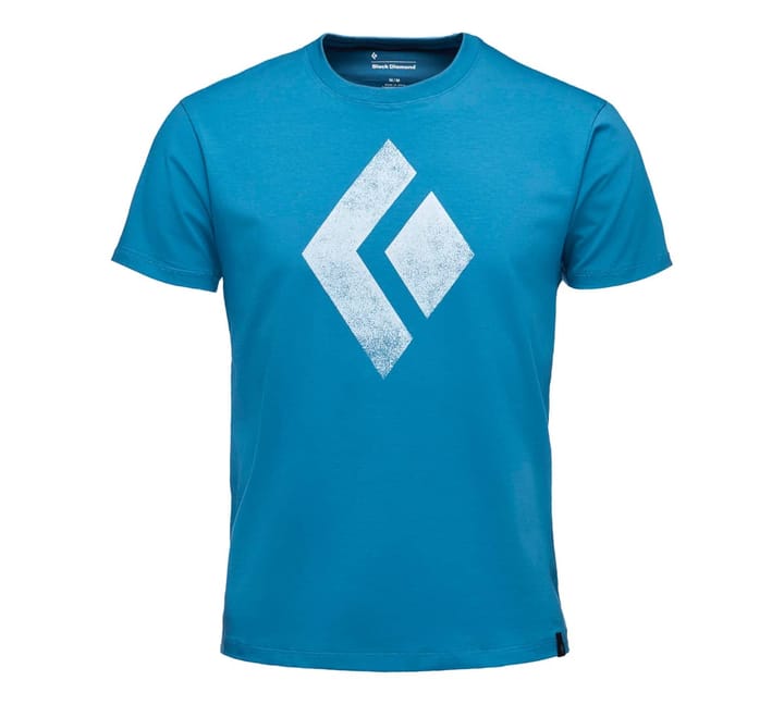 Black Diamond M SS Chalked Up Tee Astral Blue Black Diamond