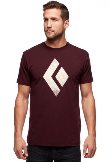 Black Diamond M SS Chalked Up Tee Port