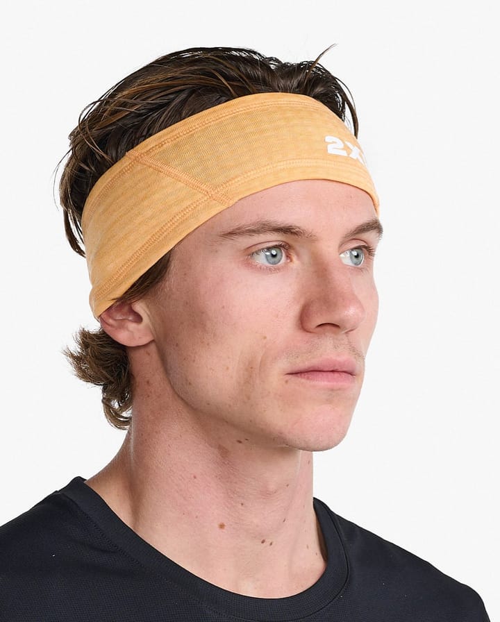 2XU Ignition Headband Peach/White Reflective 2XU