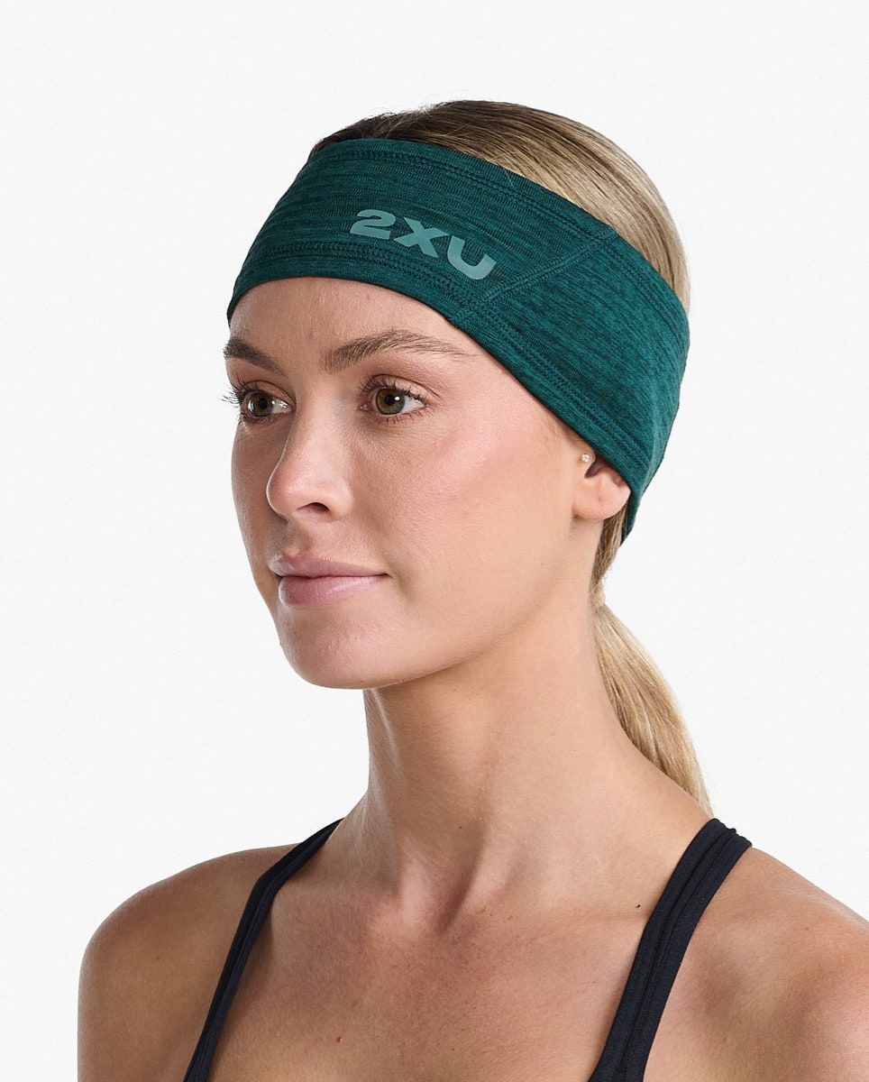 2XU Ignition Headband Pine/Pine Reflective