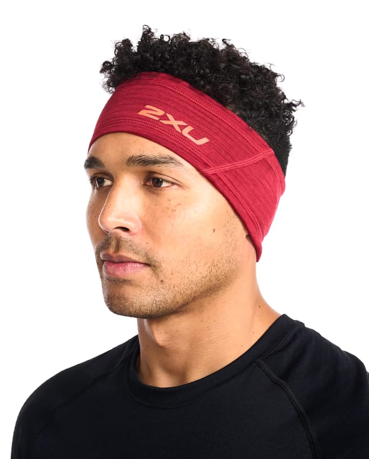 2XU Ignition Headband-U Rhubarb/Fiesta Reflective 2XU 2XU Ignition Headband-U Rhubarb/Fiesta Reflective 2XU