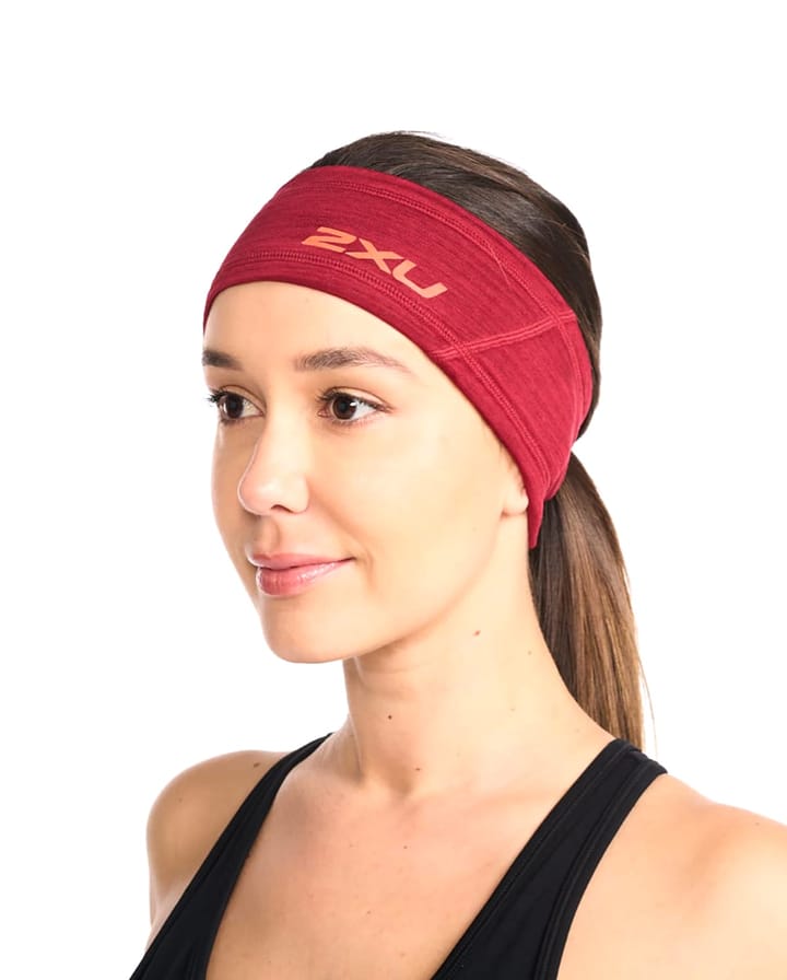 2XU Ignition Headband-U Rhubarb/Fiesta Reflective 2XU 2XU Ignition Headband-U Rhubarb/Fiesta Reflective 2XU