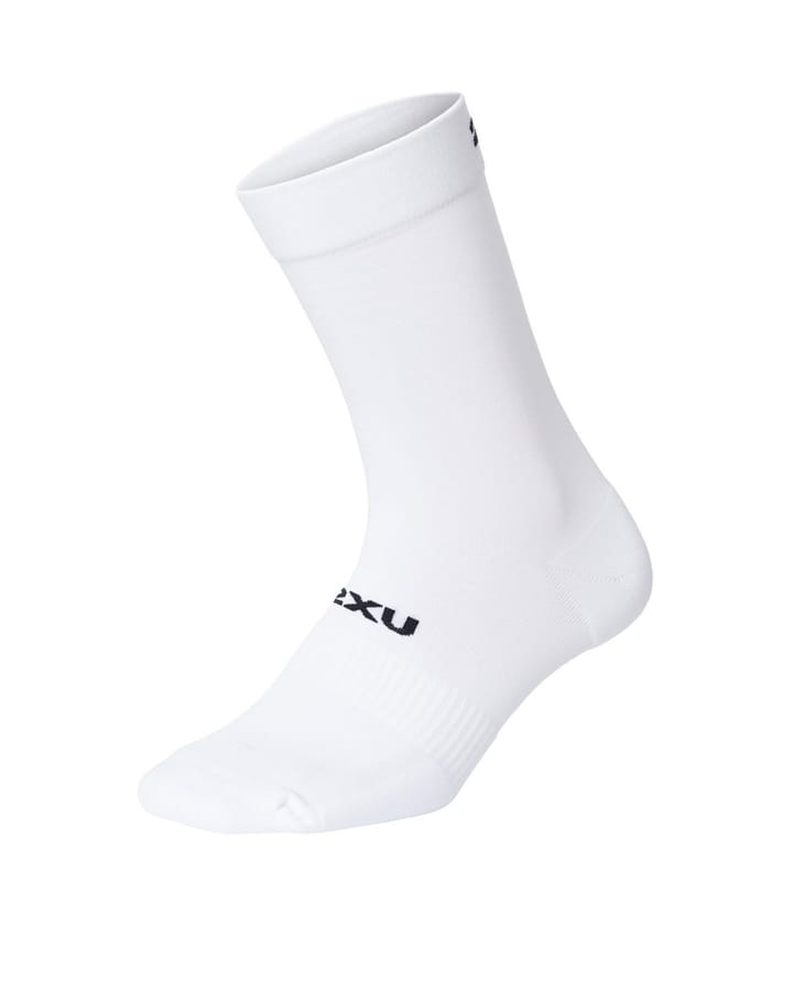 2XU Crew Socks 3 Pack White/Black 2XU
