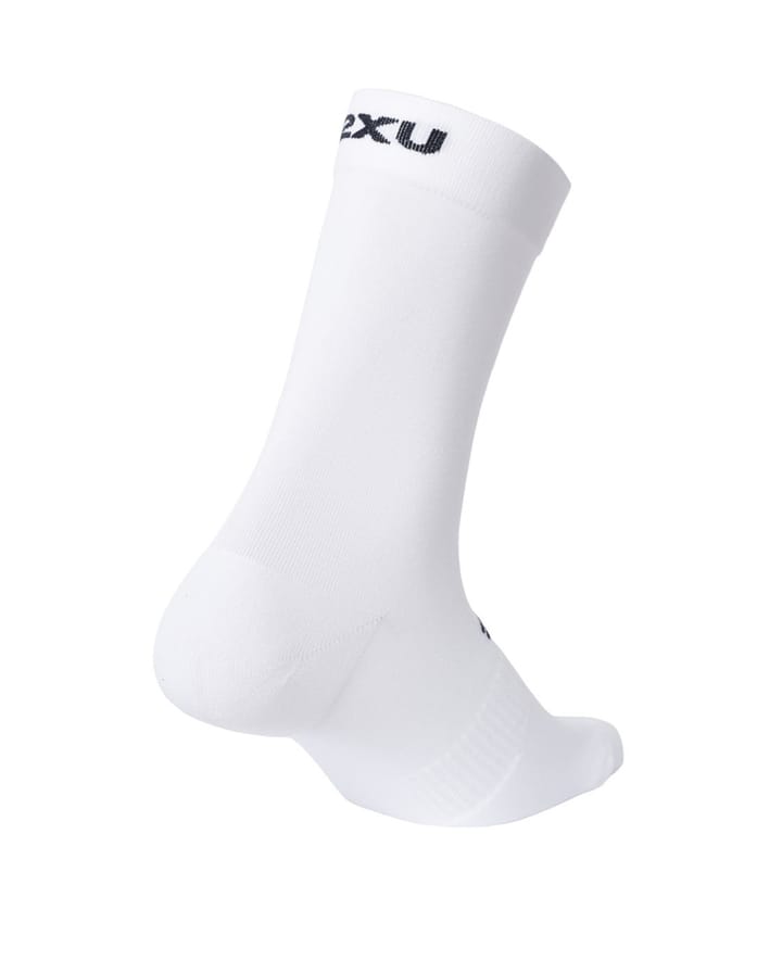 2XU Crew Socks 3 Pack White/Black 2XU