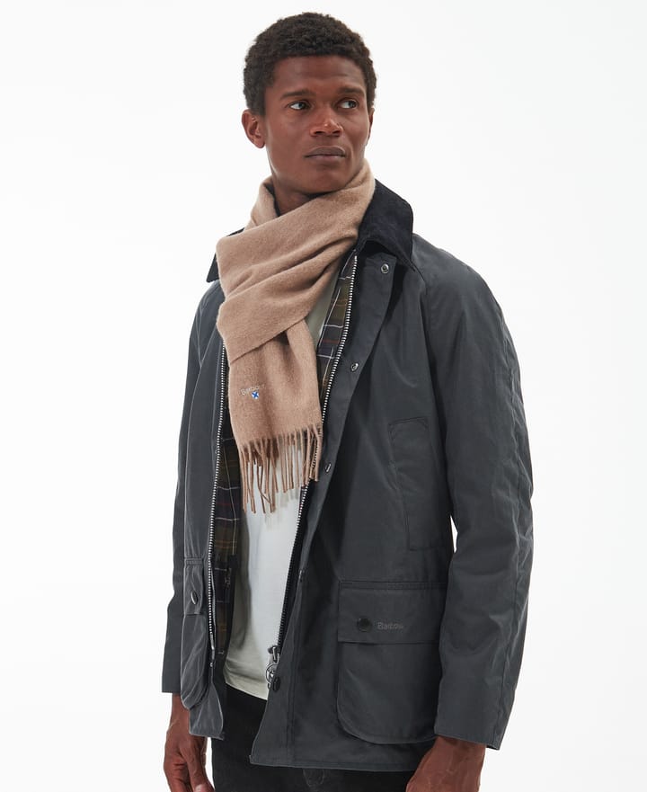Barbour Unisex Plain Lambswool Scarf Light Brown Barbour Barbour Unisex Plain Lambswool Scarf Light Brown Barbour