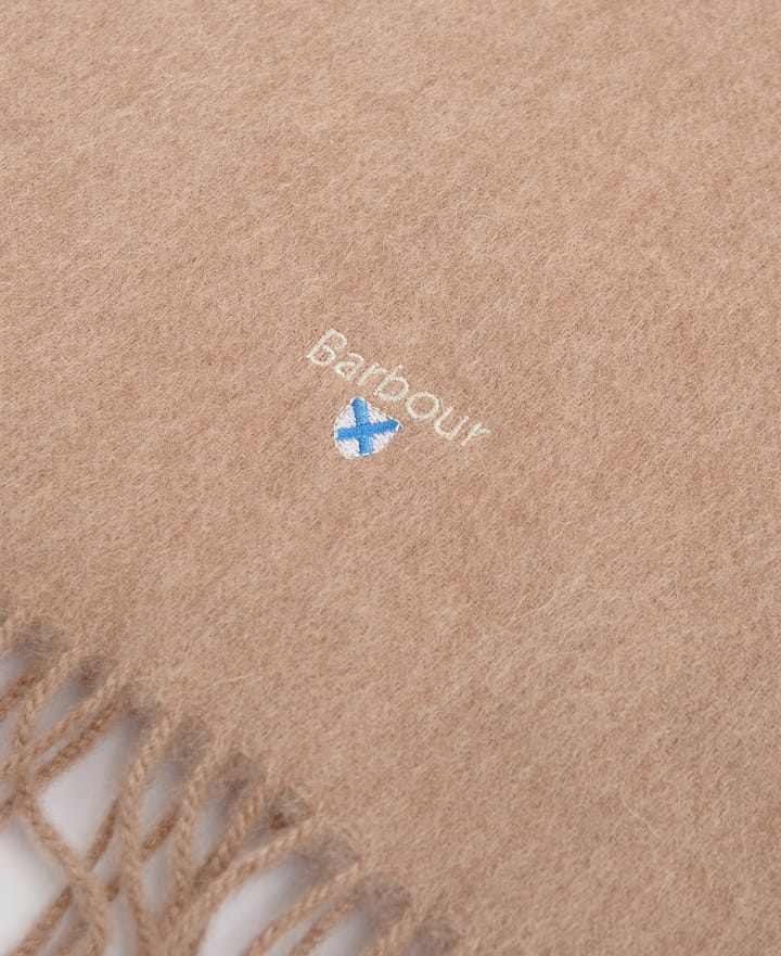 Barbour Unisex Plain Lambswool Scarf Light Brown Barbour Barbour Unisex Plain Lambswool Scarf Light Brown Barbour