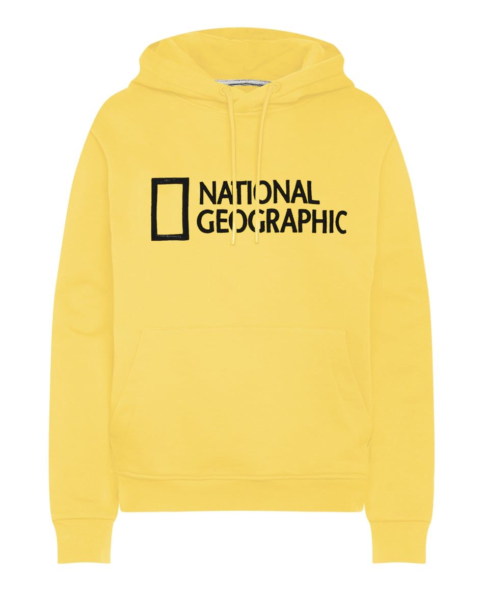 National Geographic Foundation Hoodie With Embroidery Lightgold