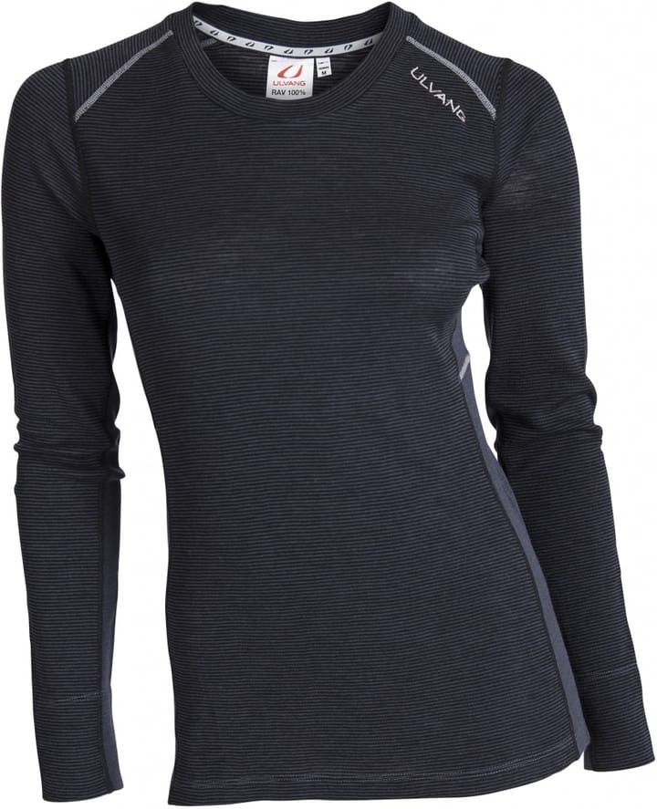 Ulvang Rav 100% Round Neck Women's Black/Granite/High Ulvang Ulvang Rav 100% Round Neck Women's Black/Granite/High Ulvang