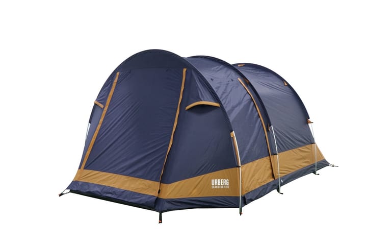 Urberg 4-person Tunnel Camping Tent Blue Urberg Urberg 4-person Tunnel Camping Tent Blue Urberg