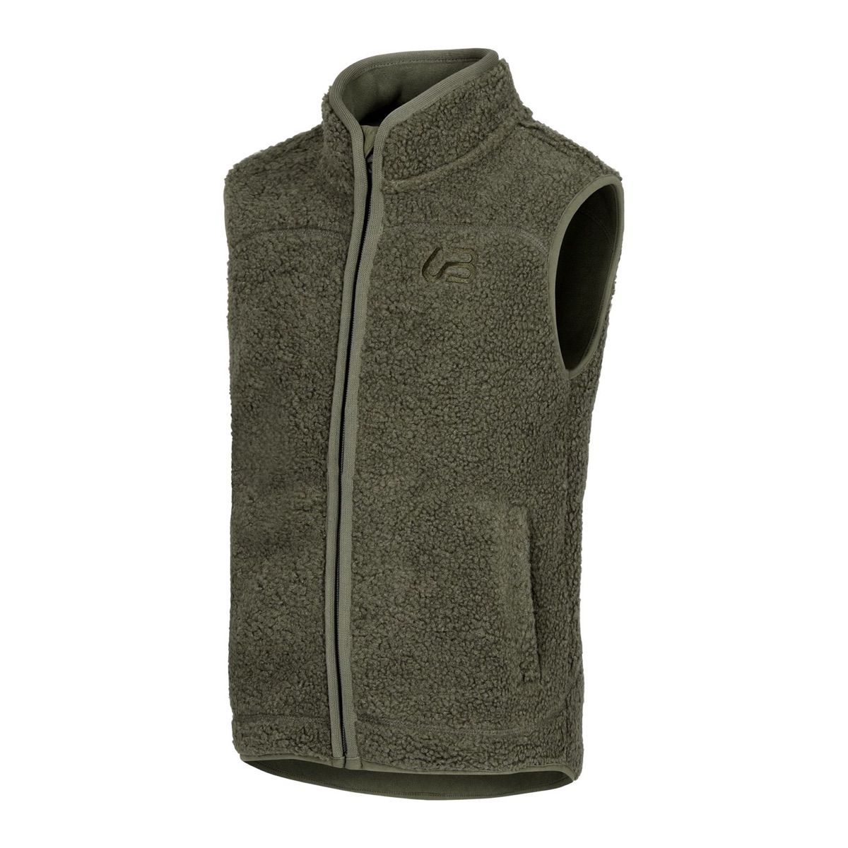 Urberg Kids' Åheim Pile Vest Deep Lichen Green