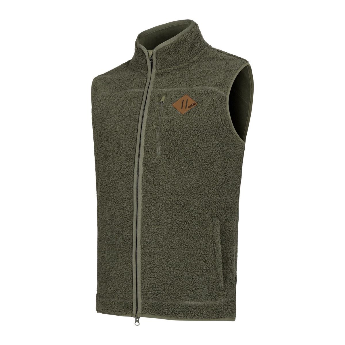 Urberg Åheim Pile Vest Men Deep Lichen Green