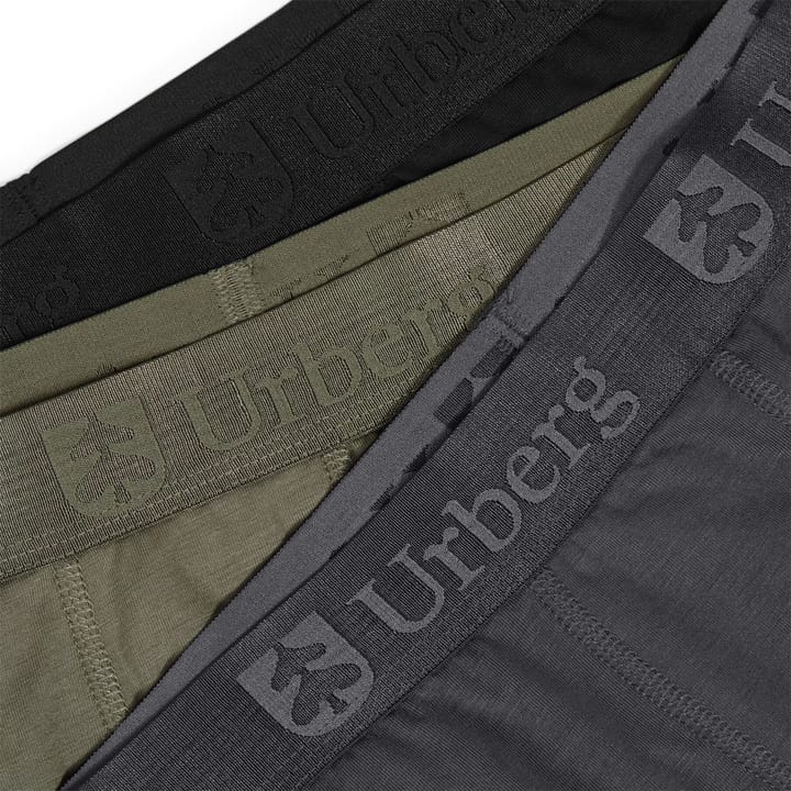 Urberg Men's Isane 3-pack Bamboo Boxers Grey/Black/Green Urberg Urberg Men's Isane 3-pack Bamboo Boxers Grey/Black/Green Urberg