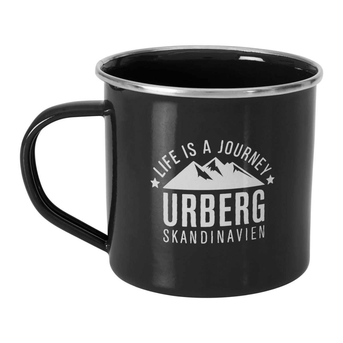 Urberg Emaljmugg 340 ml Black beauty One Size