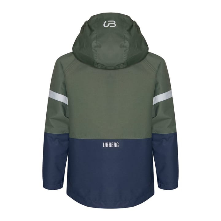 Urberg Kids' Fosnavåg 2L Rain Jacket Kombu Green Urberg