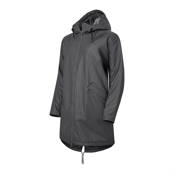 Urberg Gjemnes Pu Pile Coat Wmn Asphalt Urberg