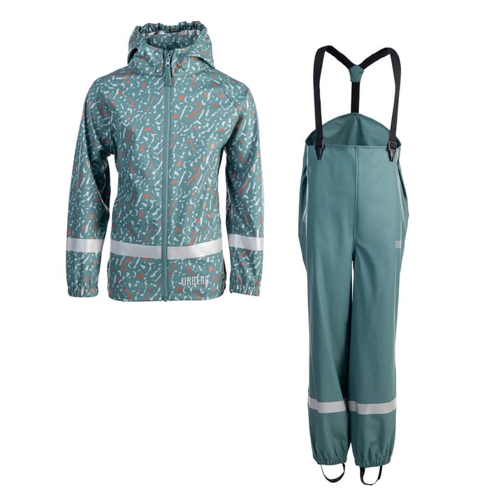 Urberg Kids' Malme PU Rain Set Silver Pine Urberg Urberg Kids' Malme PU Rain Set Silver Pine Urberg