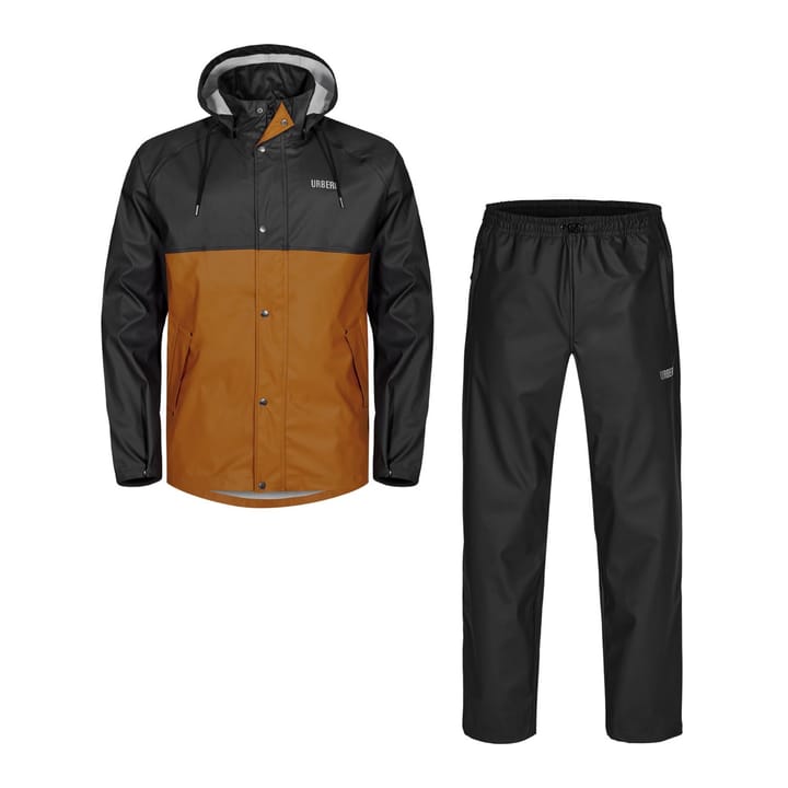 Urberg Malme PU Rain Set Unisex Black Beauty/Pumkin Spice Urberg