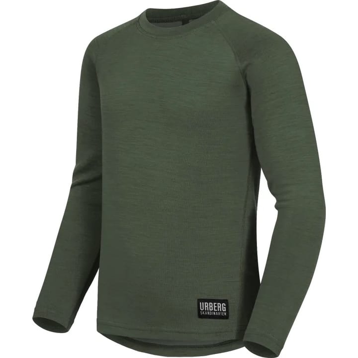 Urberg Merino-Bamboo Base Layer Set Jr Kombu Green Urberg