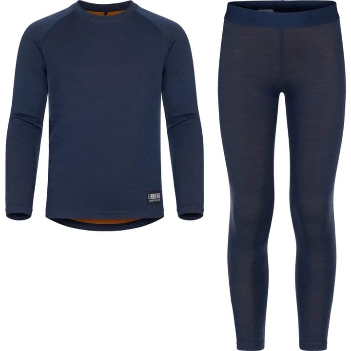 Urberg Merino-Bamboo Base Layer Set Jr Dark Navy Urberg