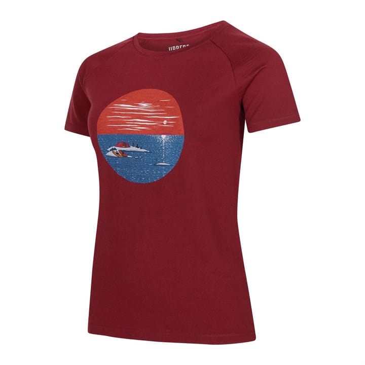 Urberg Women's Merino T-Shirt Cabernet Urberg