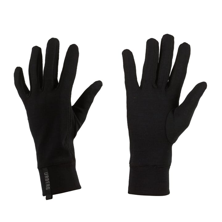 Urberg Merino Wool Liner gloves Jet Black Urberg