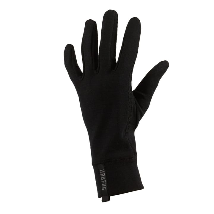 Urberg Merino Wool Liner gloves Jet Black Urberg