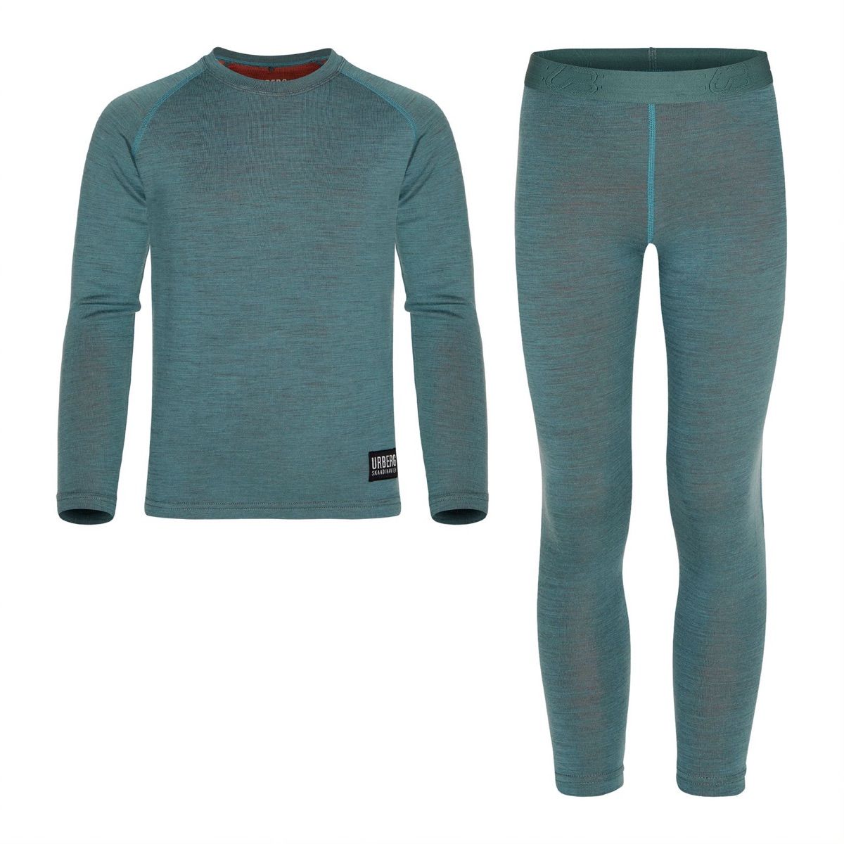Urberg Selje Merino-Bamboo Set Junior Silver Pine
