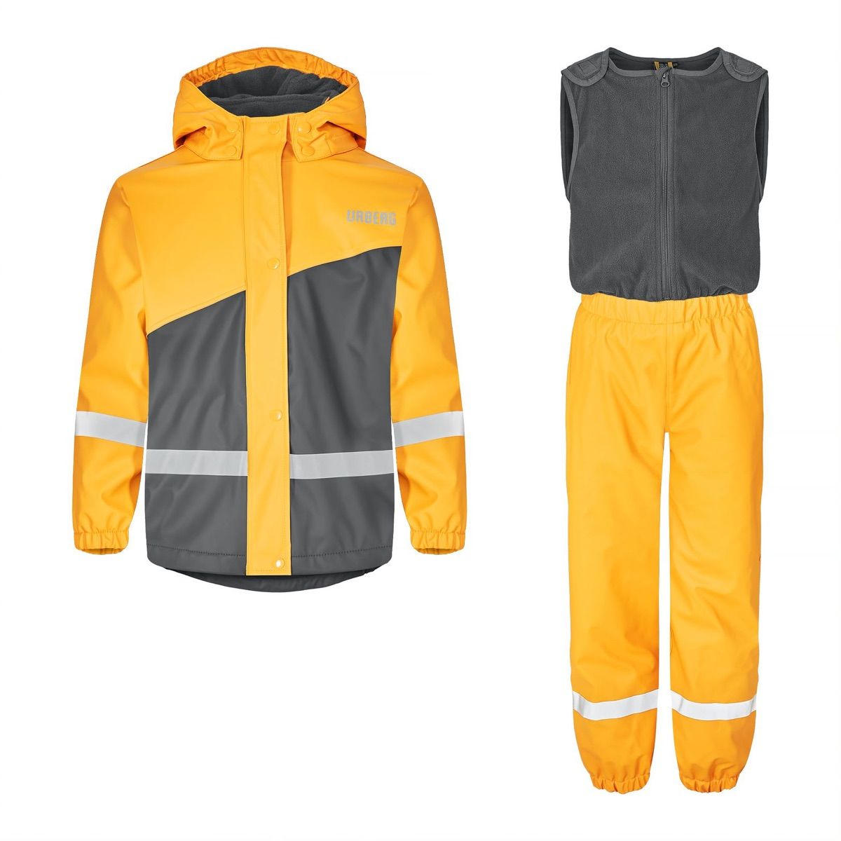 Urberg Sylte Pu Rain Set Kid's Sunflower