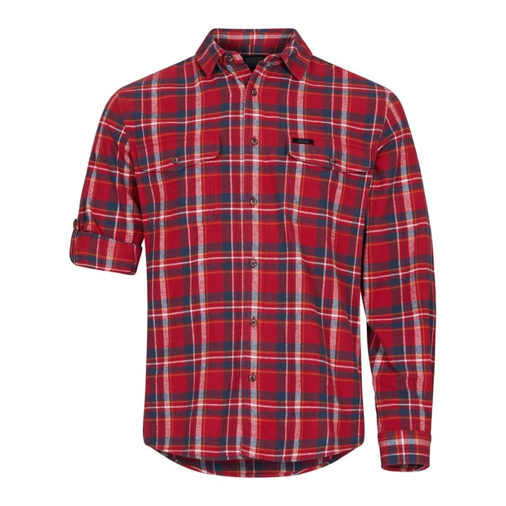 Urberg Flannel Ls W Strap Shirt Men Rio Red Urberg Urberg Flannel Ls W Strap Shirt Men Rio Red Urberg