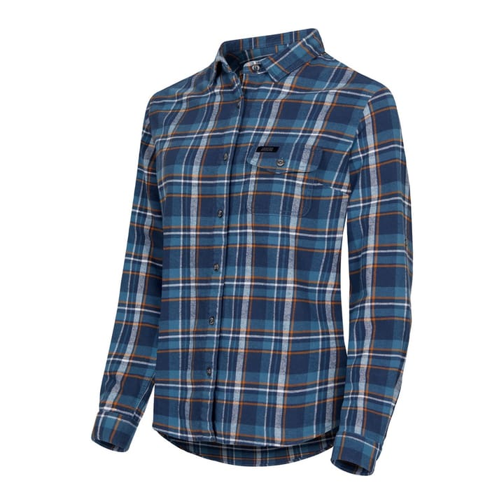 Urberg Trollstein LS Flannel Shirt Wmn Midnight Navy Urberg