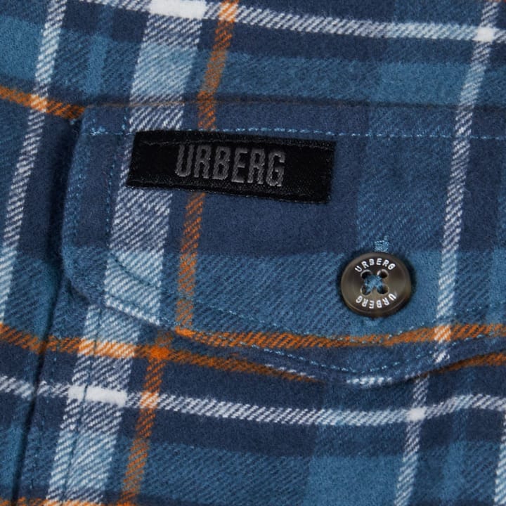 Urberg Flannel Ls W Strap Shirt Wmn Midnight Navy Urberg